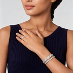 [⭐JeweliWhal] THREE-ROW DIAMOND RING