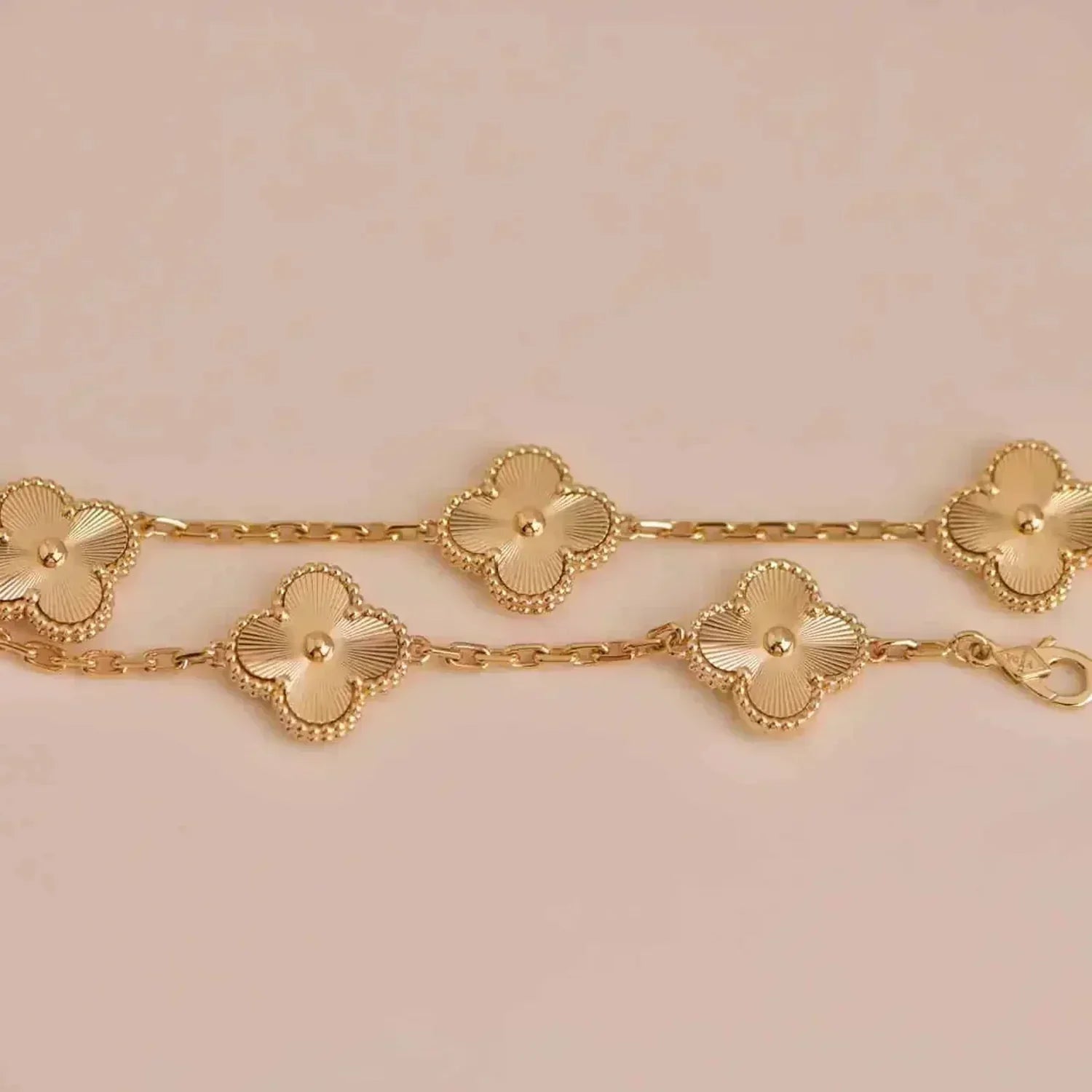 [⭐JeweliWhal] CLOVER 5 MOTIF LASER BRACELET COLLECTION