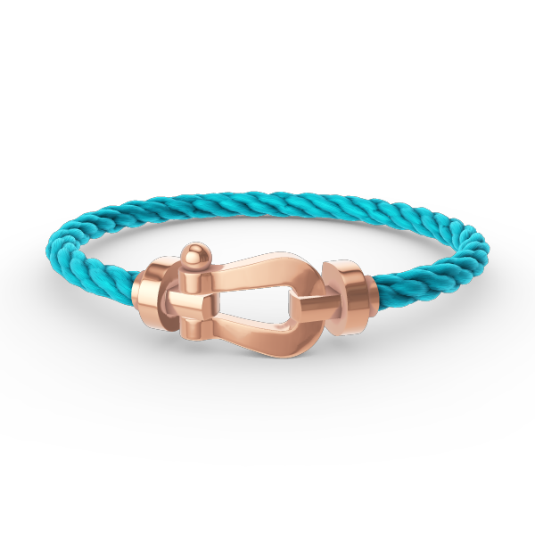 [⭐JeweliWhal]FORCE LARGE HORSESHOE NO DIAMOND BRACELET ROSE GOLD