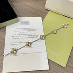 [⭐JeweliWhal] CLOVER 5 MOTIF LASER BRACELET COLLECTION