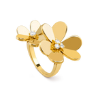 [⭐JeweliWhal]CLOVER COMOS GOLD DIAMOND RING