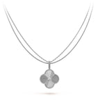 [⭐JeweliWhal]CLOVER 25MM SILVER BIG CLOVER NECKLACE