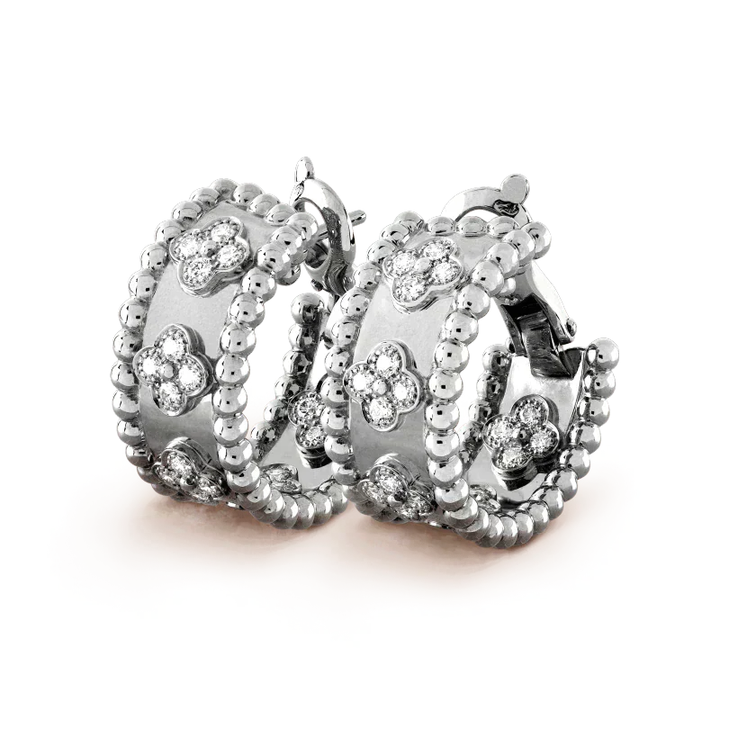 [⭐JeweliWhal]パーリー ダイヤモンド イヤリング