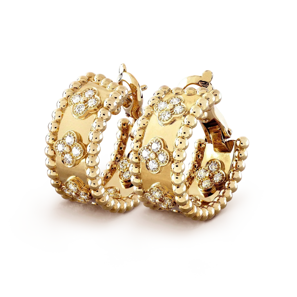 [⭐JeweliWhal]パーリー ダイヤモンド イヤリング