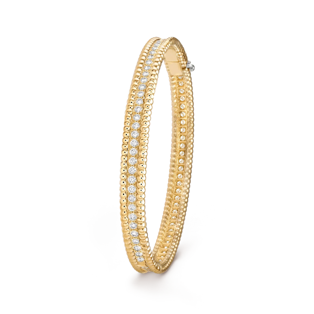 [⭐JeweliWhal]パーリー ダイヤモンド ブレスレット 1列