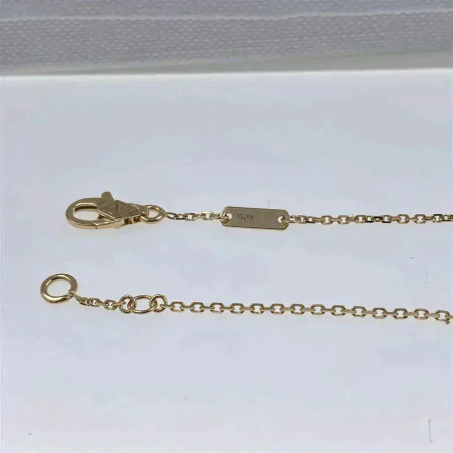 [⭐JeweliWhal]クローバーカーネリアンシングルフラワーブレスレット
