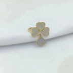 [⭐JeweliWhal]SWEET CLOVER WHITE MOP RING