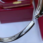 [⭐JeweliWhal]PANTHERE SILVER OPEN BRACELET