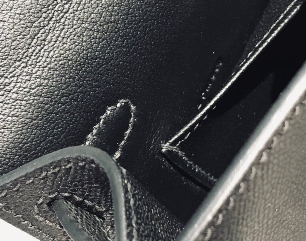 HM ケリー ミニ 20 ブラック エプソム シルバー ハードウェア