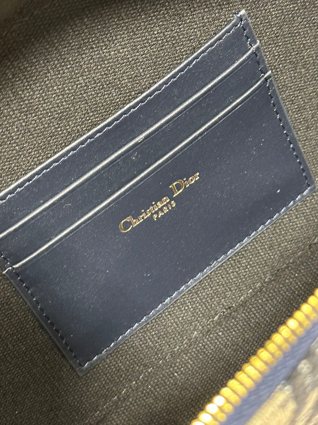 CD CARO 18CM ブルー 斜め刺繍