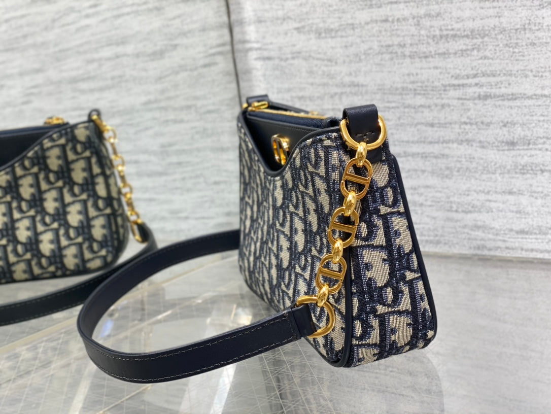 CD ホーボーアベニュー 21cm ブルー 斜め刺繍