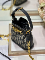 CEST CD 17cm ブルー斜め刺繍