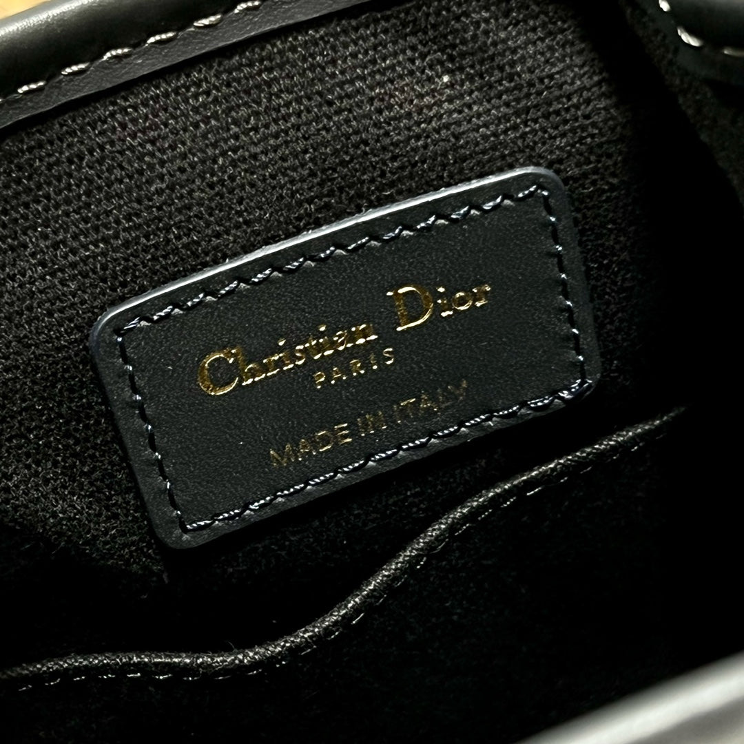 CEST CD 17cm ブルー斜め刺繍