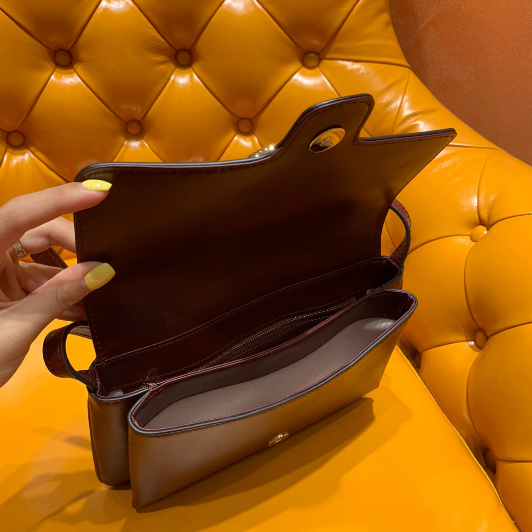 GG アルリ バッグ 25cm バーガンディ カーフスキン ゴールド金具