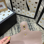 GGマーモント 21cm ミニトップ ダークベージュ カーフスキン ゴールド金具