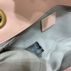 GGマーモント 22cm ピンクカーフスキン ゴールド金具