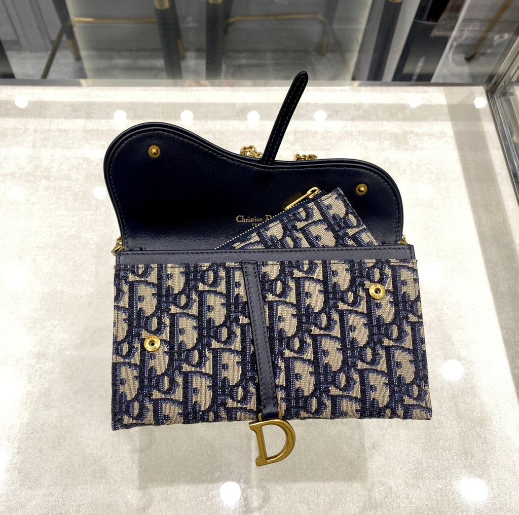 CDサドル WOC 19cm ブルー オービック 刺繍