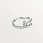 [⭐JeweliWhal]JUSTE RING 1.8MM SILVER DIAMONDS